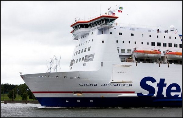 Stena Jutlandica – первый в мире паром на ветру
