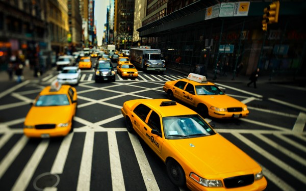 iPad в нью-йоркских такси