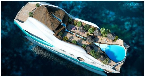 Tropical Island Paradise – яхта-остров с вулканом