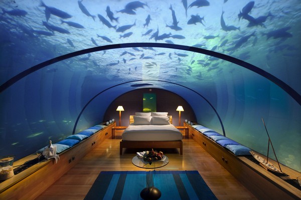 Подводный отель Conrad Maldives Rangali Island Hotel