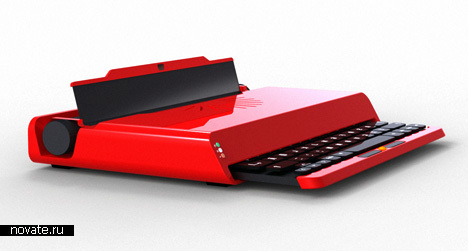 Ноутбук на основе пишущей машинки