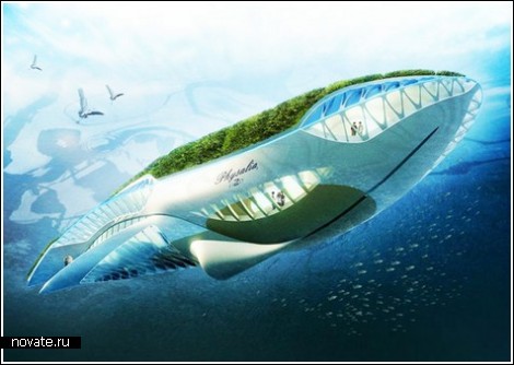 Остров-кит для чистки рек