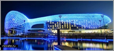 5000 светодиодов отеля в Абу-Даби