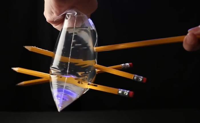 10 красивых и удивительных научных экспериментов с жидкостями.