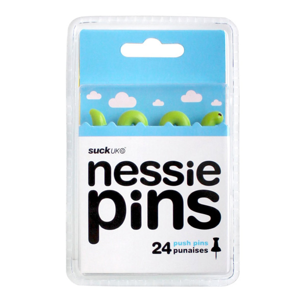 Набор кнопок Nessie pins. Упаковка.