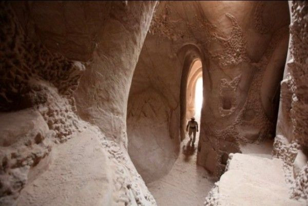 Уникальные интерьеры пещер штата Нью-Мексико.