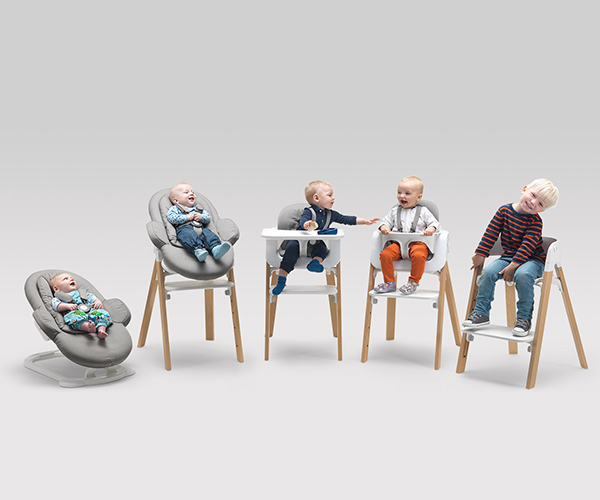 Универсальный детский стульчик, который подстраивается под нужды ребенка от новорожденного до подростка.