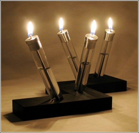 Масляные лампы в форме свечей