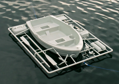 Модель лодки в масштабе 1:1