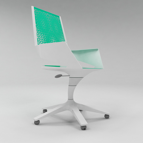 дизайн офисного стула-крутилки