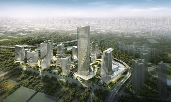 Galaxy Yabao Hi-Tech Enterprises Headquater Park – проект гармоничной интеграции современного города в сельскую среду  
