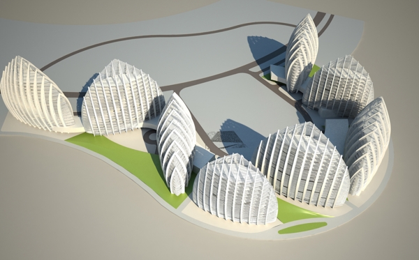 Проект жилого комплекса Putrajaya Waterfront Residential Towers от Studio Nicoletti Associati