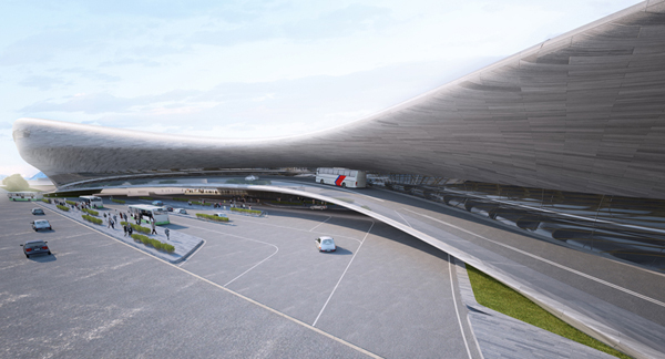 Проект международного порта для Гаосюна (Тайвань) от Maxthreads Architectural Design
