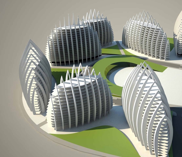 Проект жилого комплекса Putrajaya Waterfront Residential Towers от Studio Nicoletti Associati
