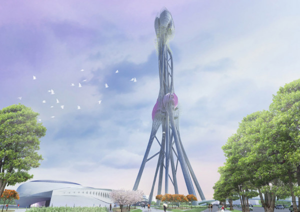 Проект комплекса Multiple natures - fibrous tower от Soma