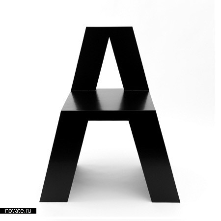Коллекция стульев ABChairs от голландского дизайнера Роланда Оттена
