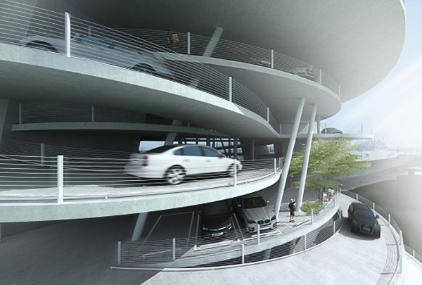 Проект-победитель Alternative Car Park Tower в Гонконге от Mozhao Studio