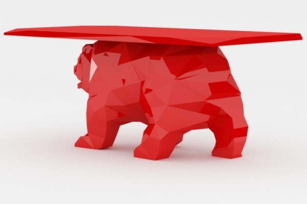 Кофейный столик Bear-Shaped Table от российских дизайнеров из Napalm