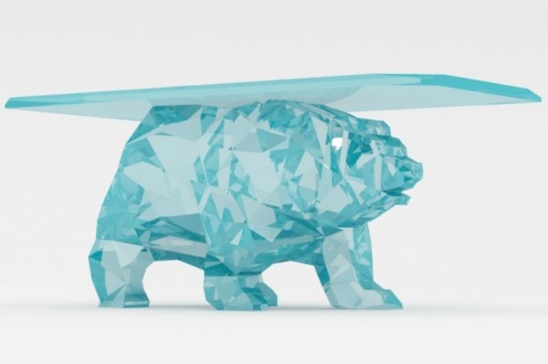 Кофейный столик Bear-Shaped Table от российских дизайнеров из Napalm