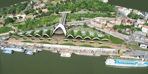 Beton Hala Waterfront – «зеленый» проект реконструкции набережной в Белграде