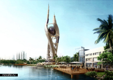 Проект эко-небоскреба Space-Scraper. Черная «жемчужина» Каира