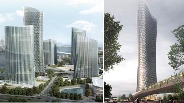Проект делового района Central Business District Wenzhou от Henn Architekten