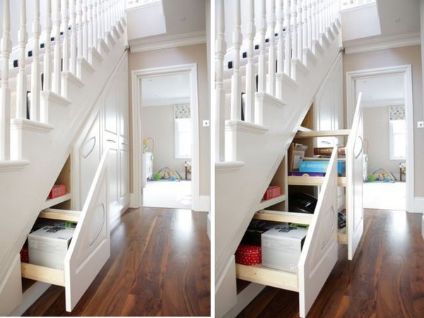 Лестница-шкаф от английских дизайнеров из Chiswick Woodworking Company