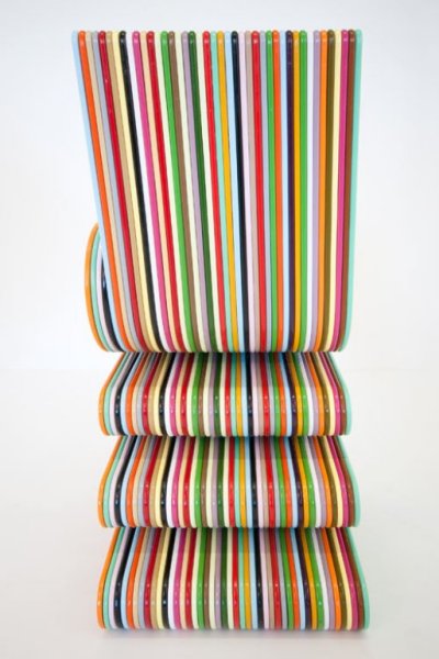 Colorful Striped Chair – антидепрессивная мебель от Энтони Хартли (Anthony Hartley)