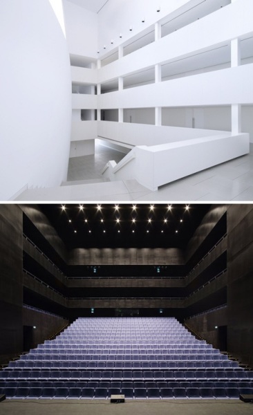 Новое здание зрительного зала Дворца Конгрессов Инфанты доньи Елены в Испании