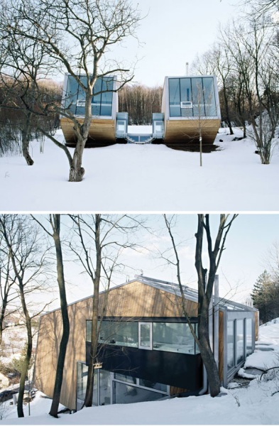 Жилые дома DOK doppelhaus от Querkraft Architekten в Австрии