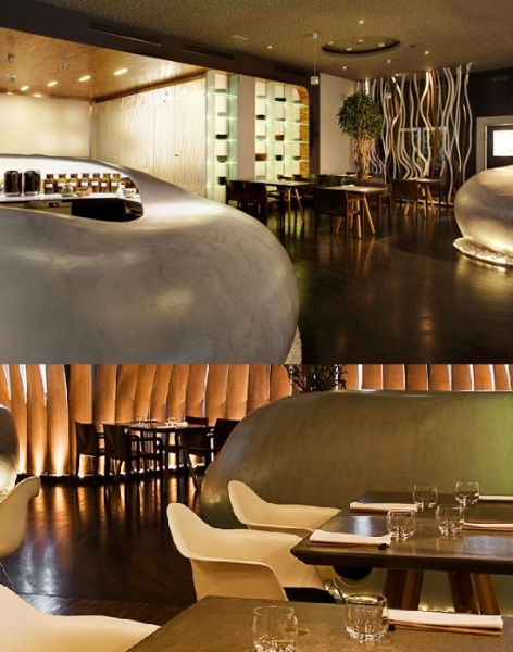 Эксклюзивный ресторан азиатской кухни Fou Zoo от SAD Architects в Братиславе (Словакия)