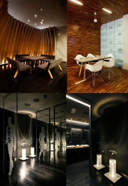 Эксклюзивный ресторан азиатской кухни Fou Zoo от SAD Architects в Братиславе (Словакия)