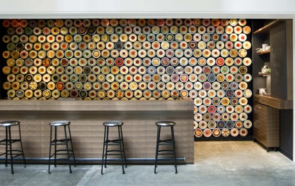 Интерьер чайного бара Great Wall Tea от Marianne Amodio Architecture Studio
