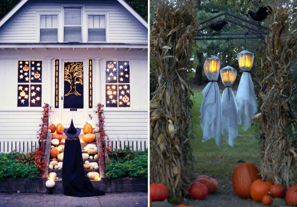 Элегантный и классический стили оформления праздника Halloween