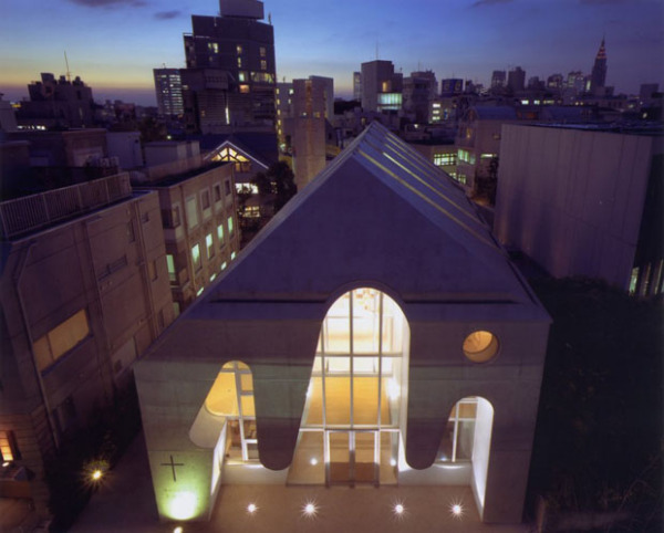 Современная протестантская церковь в Японии от Ciel Rouge Creation