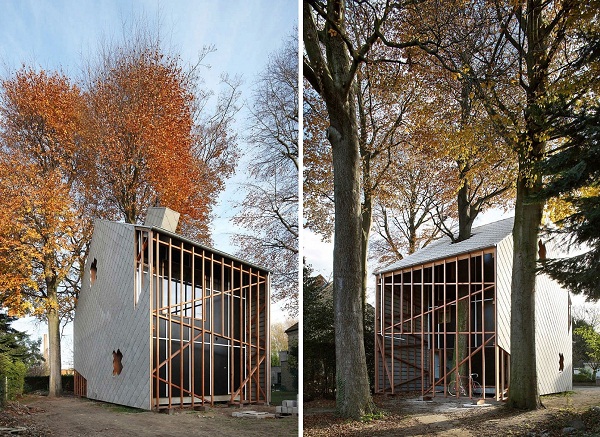House Bern Heim Beuk – жилой дом, построенный вокруг дерева от Architecten De Vylder Vinck Taillieu