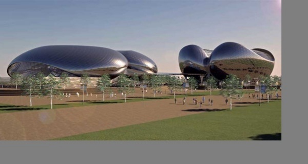 Jimmy Connors Tennis Center - стадион-теннисный мяч от лондонских архитекторов в ОАЭ