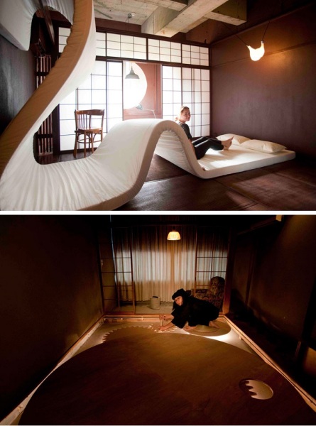 Временный отель LLAYERS LLOVE HOTEL от Sschemata. Tokyo Designers Week 2010