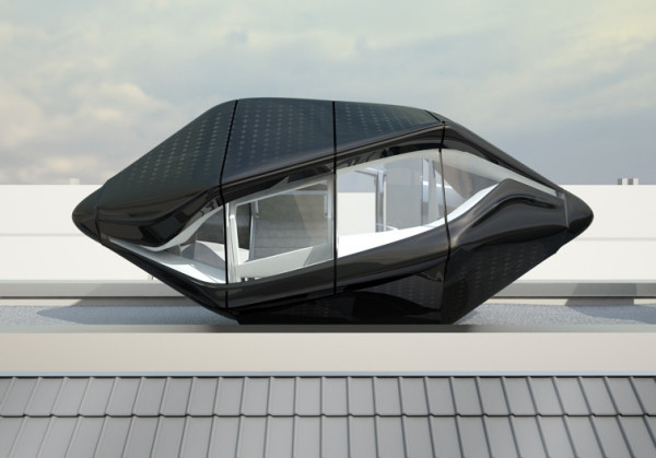 Мобильный отель-капсула Living Roof от Nau architects