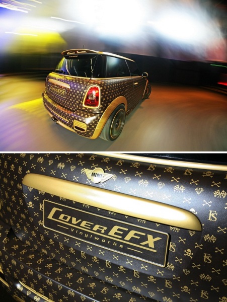 Автомобиль Louis Vuitton Mini Cooper от CoverEFX