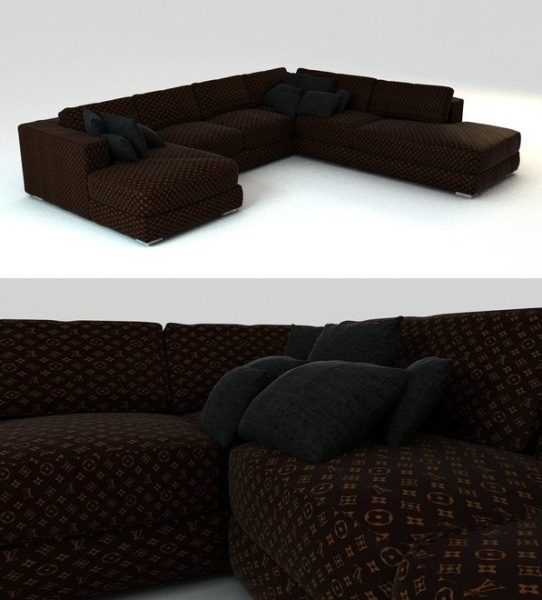 диван Louis Vuitton Sofas от дизайнера Джейсона Филипса (Jason Phillips)