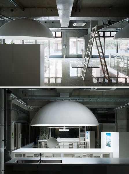 Интерьер офиса MR Design Office от Schemata Architecture Office в Японии
