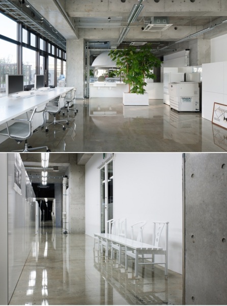 Интерьер офиса MR Design Office от Schemata Architecture Office в Японии