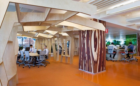 Интерьер австралийского филиала Macquarie Bank от Clive Wilkinson Architects