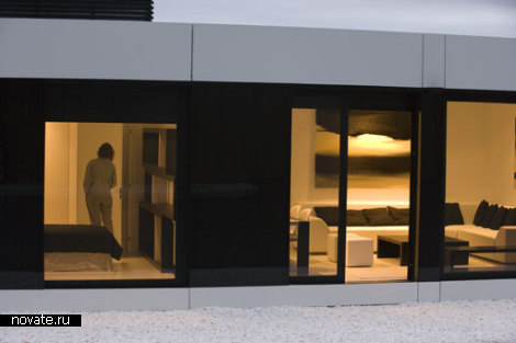 Элегантный модульный дом Modern White Modular House от A-Cero