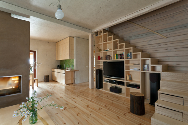 Home in the Log Cabin – эко-дом от украинских дизайнеров