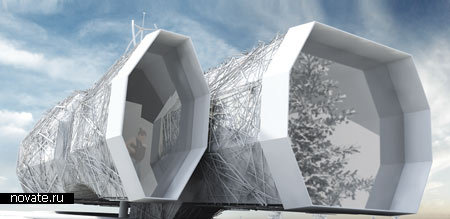 Концептуальный проект жилого дома Nest House от Stephan Ricci AKA Architerroriste