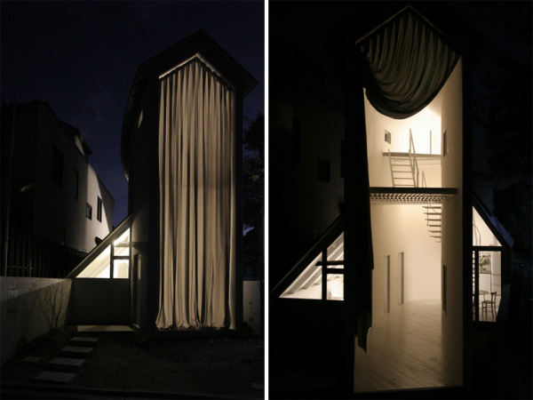 Узкий минималистский дом O House в Киото от Hideyuki Nakayama Architecture