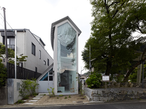 Узкий минималистский дом O House в Киото от Hideyuki Nakayama Architecture