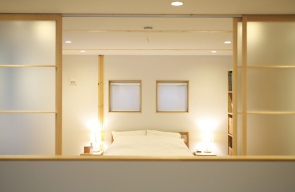 Открытая планировка современного японского дома